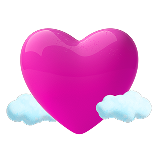 Floating heart
