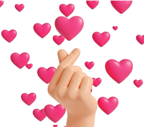 Hand heart